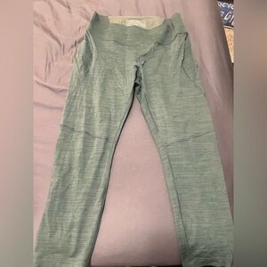 Outdoor Voices Hunter Green 3/4 Tech Sweat Leggings